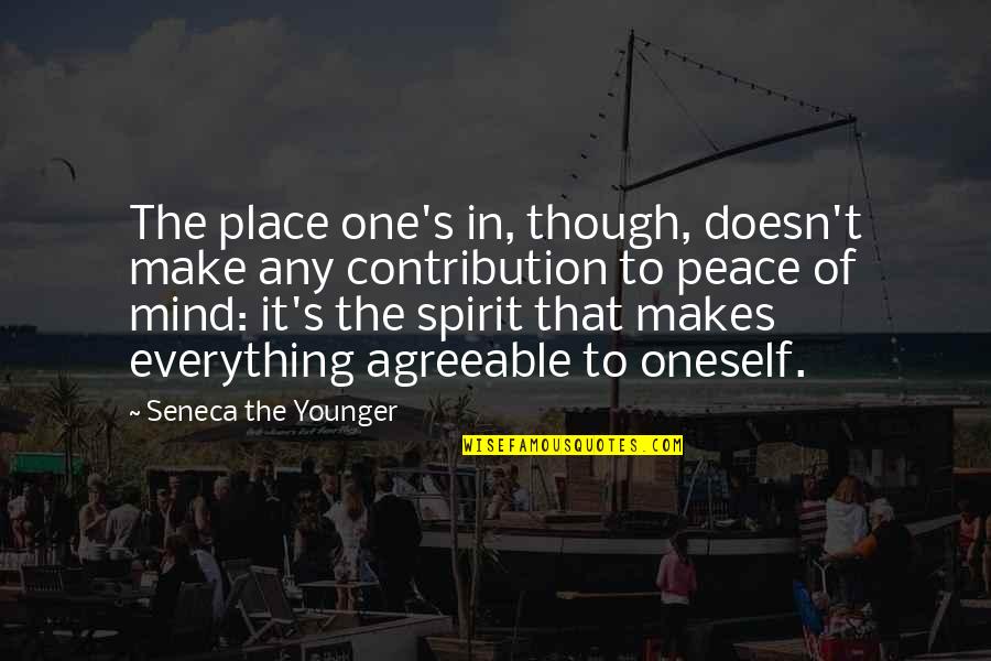 Guanarito Portuguesa Quotes By Seneca The Younger: The place one's in, though, doesn't make any Guanarito Portuguesa Quotes By Seneca The Younger: The place one's in, though, doesn't make any
