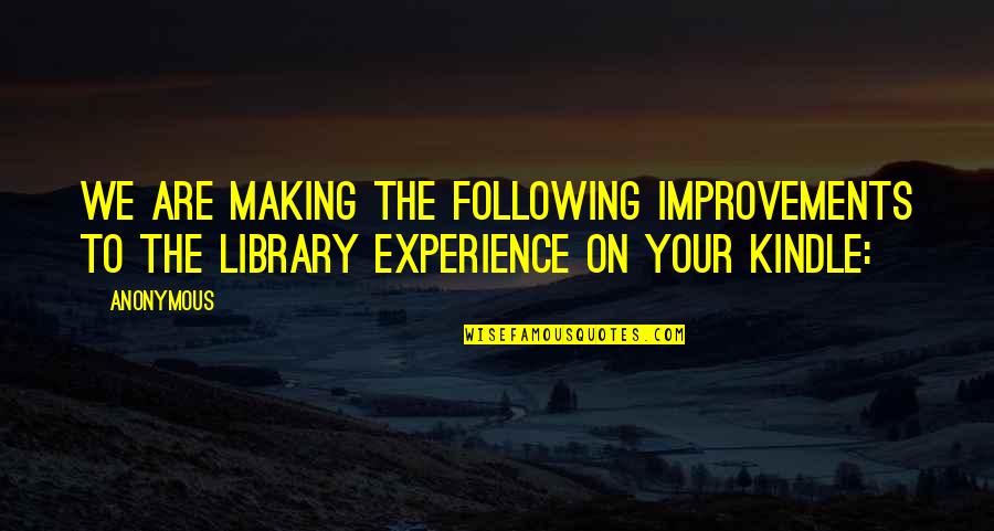 Guanimes Recipe Quotes By Anonymous: We are making the following improvements to the