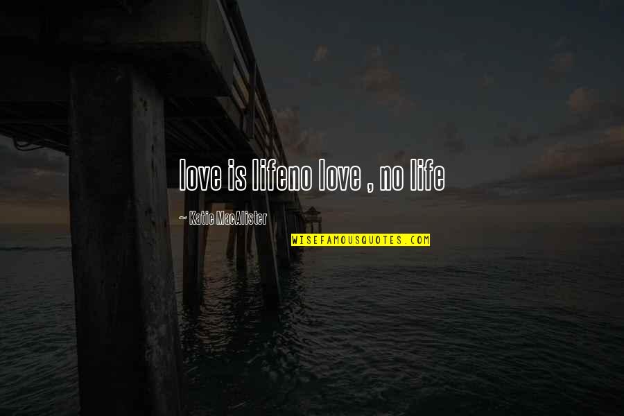 Guanzhong Folk Quotes By Katie MacAlister: love is lifeno love , no life Guanzhong Folk Quotes By Katie MacAlister: love is lifeno love , no life
