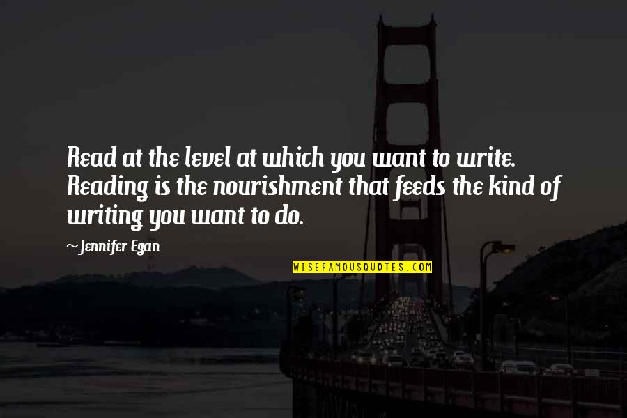 Guardei A Fe Quotes By Jennifer Egan: Read at the level at which you want