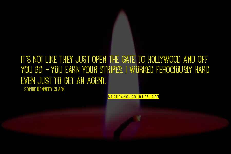 Guarderas Fernando Quotes By Sophie Kennedy Clark: It's not like they just open the gate Guarderas Fernando Quotes By Sophie Kennedy Clark: It's not like they just open the gate