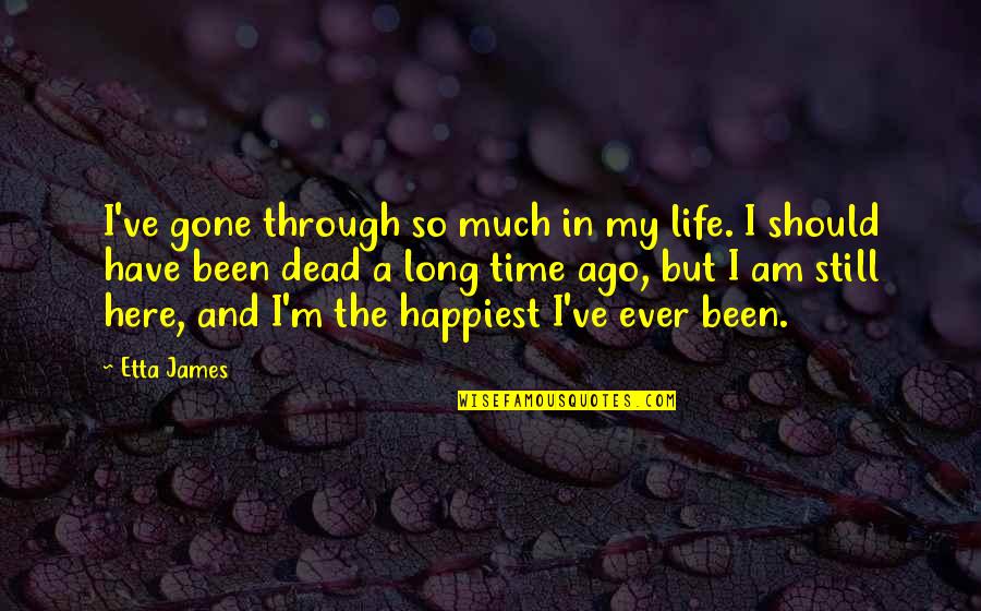 Guardians Of The Galaxy Plan Quotes By Etta James: I've gone through so much in my life.
