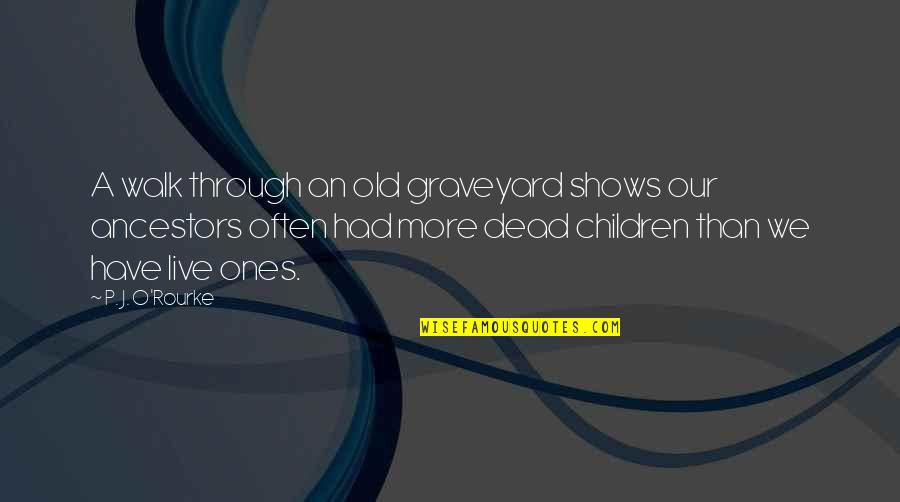Guarnaccia Md Quotes By P. J. O'Rourke: A walk through an old graveyard shows our Guarnaccia Md Quotes By P. J. O'Rourke: A walk through an old graveyard shows our