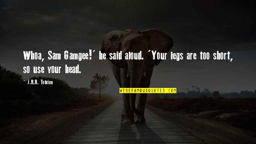 Gueros Austin Quotes By J.R.R. Tolkien: Whoa, Sam Gamgee!' he said aloud. 'Your legs