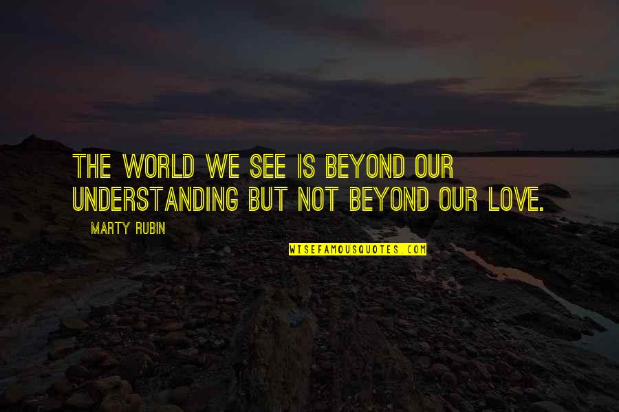 Gueros On South Quotes By Marty Rubin: The world we see is beyond our understanding