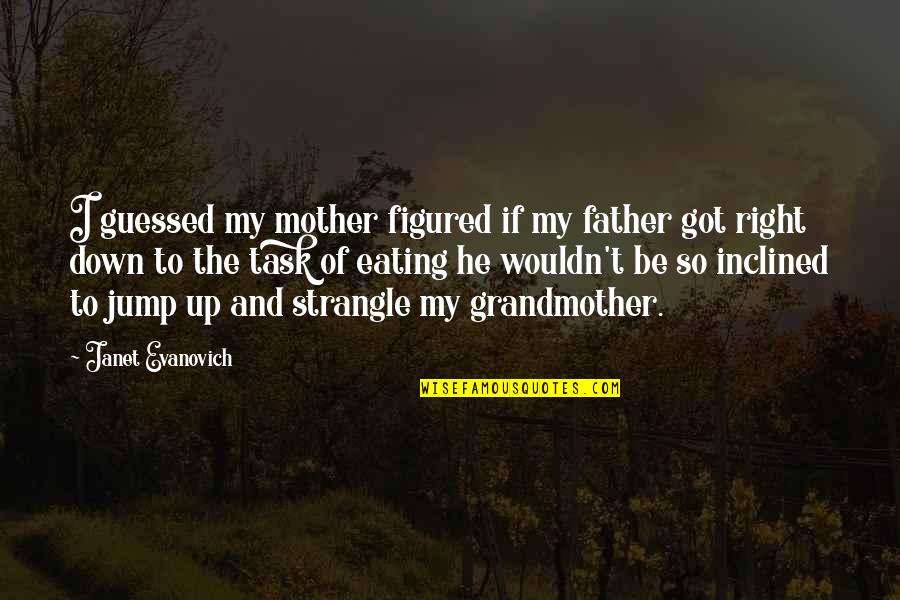 Guessed Quotes By Janet Evanovich: I guessed my mother figured if my father