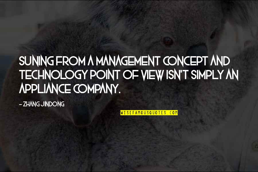 Guilleminault Stanford Quotes By Zhang Jindong: Suning from a management concept and technology point