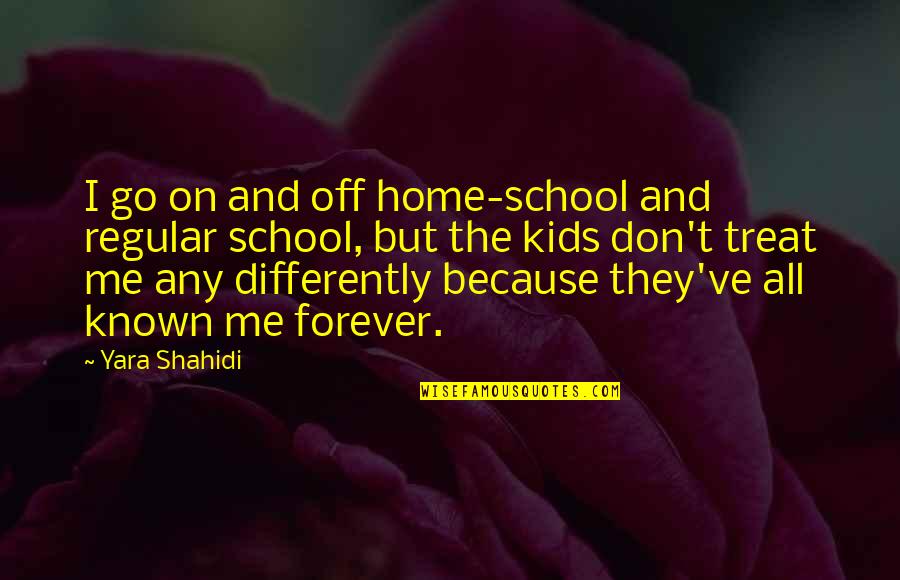 Guillermo Del Toro Famous Quotes By Yara Shahidi: I go on and off home-school and regular Guillermo Del Toro Famous Quotes By Yara Shahidi: I go on and off home-school and regular