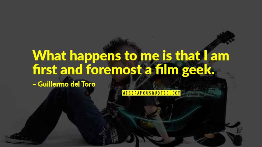 Guillermo Del Toro Quotes By Guillermo Del Toro: What happens to me is that I am Guillermo Del Toro Quotes By Guillermo Del Toro: What happens to me is that I am