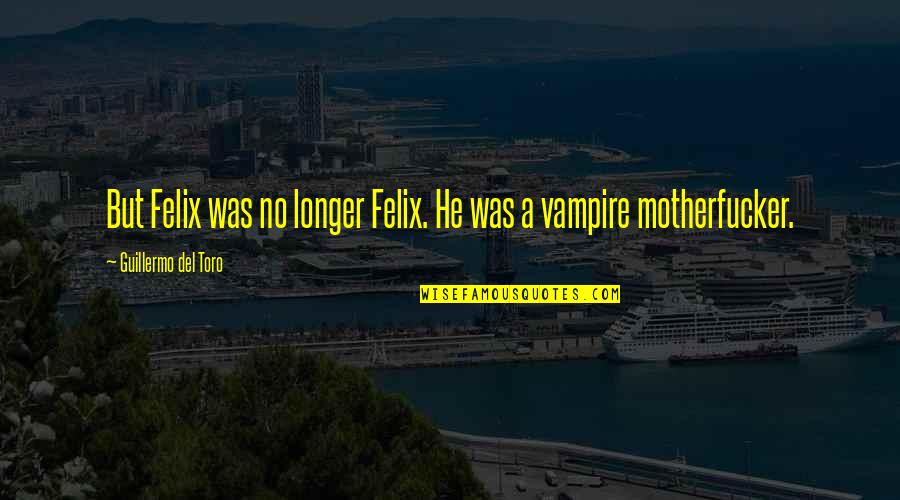 Guillermo Del Toro Quotes By Guillermo Del Toro: But Felix was no longer Felix. He was