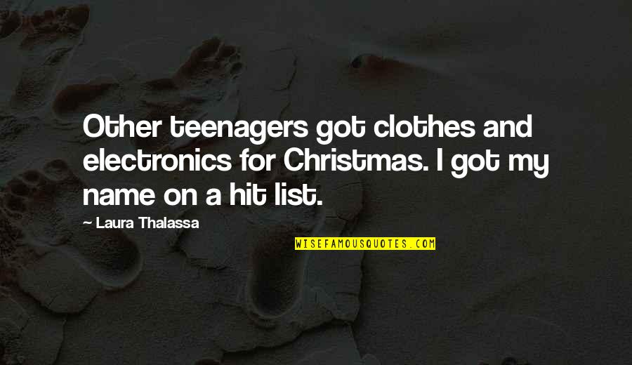 Guimond Coat Quotes By Laura Thalassa: Other teenagers got clothes and electronics for Christmas. Guimond Coat Quotes By Laura Thalassa: Other teenagers got clothes and electronics for Christmas.