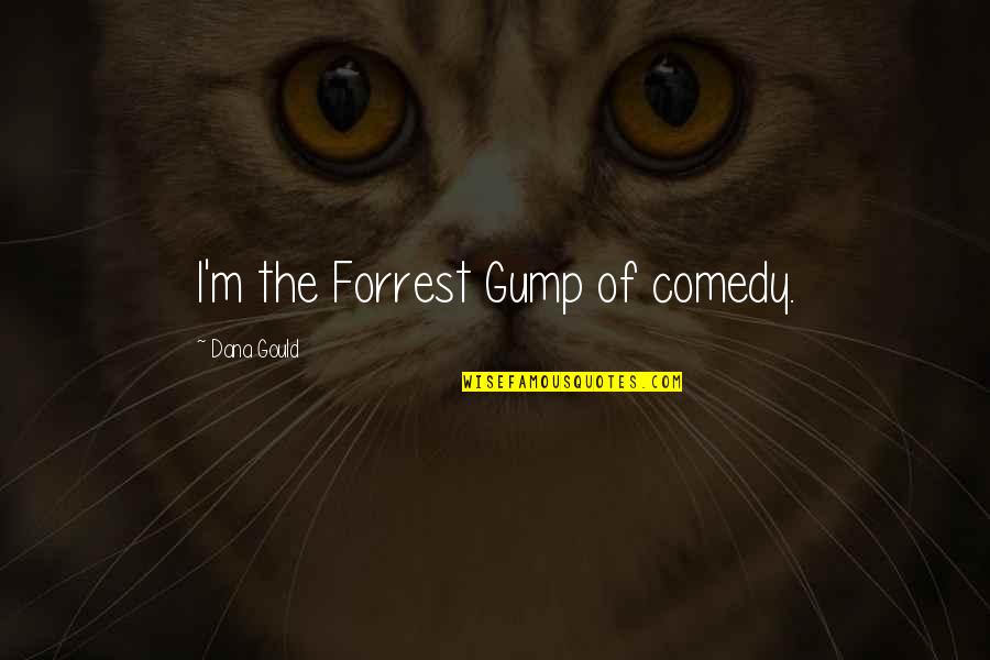 Gump Quotes By Dana Gould: I'm the Forrest Gump of comedy.