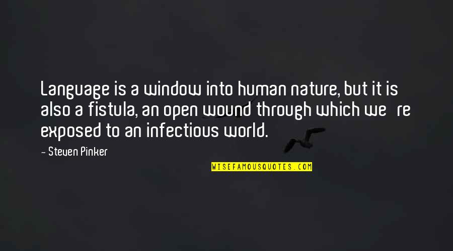 Gun Control Advocates Quotes By Steven Pinker: Language is a window into human nature, but