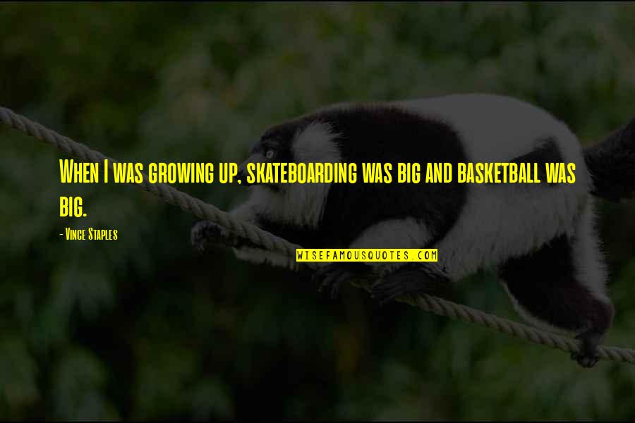 Gunther Lutjens Quotes By Vince Staples: When I was growing up, skateboarding was big
