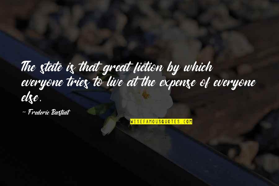 Guru Nanak Dev Ji Gurbani Quotes By Frederic Bastiat: The state is that great fiction by which Guru Nanak Dev Ji Gurbani Quotes By Frederic Bastiat: The state is that great fiction by which