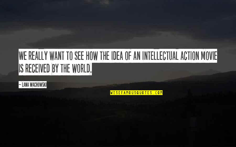 Gustaba Acento Quotes By Lana Wachowski: We really want to see how the idea