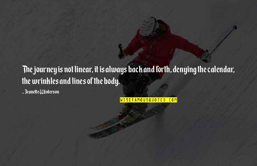Guttuso Renato Quotes By Jeanette Winterson: The journey is not linear, it is always Guttuso Renato Quotes By Jeanette Winterson: The journey is not linear, it is always