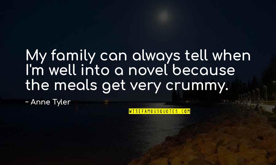 Guys Being Jerks Quotes By Anne Tyler: My family can always tell when I'm well