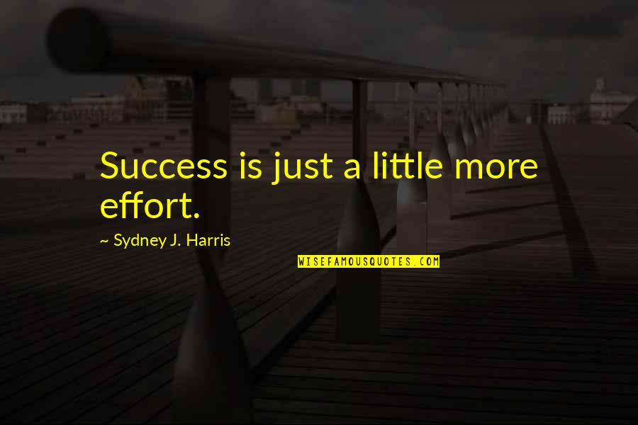 Guzzle Crossword Quotes By Sydney J. Harris: Success is just a little more effort.