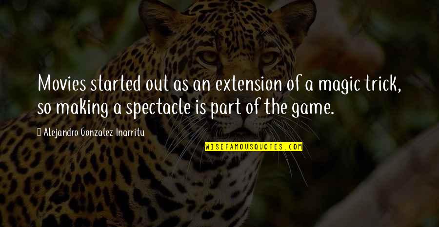 Gym Progress Motivational Quotes By Alejandro Gonzalez Inarritu: Movies started out as an extension of a Gym Progress Motivational Quotes By Alejandro Gonzalez Inarritu: Movies started out as an extension of a