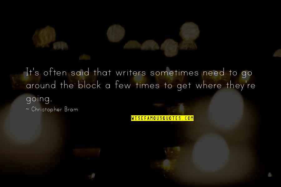 H And R Block Quotes By Christopher Bram: It's often said that writers sometimes need to H And R Block Quotes By Christopher Bram: It's often said that writers sometimes need to