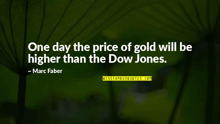 H H Dow Quotes By Marc Faber: One day the price of gold will be