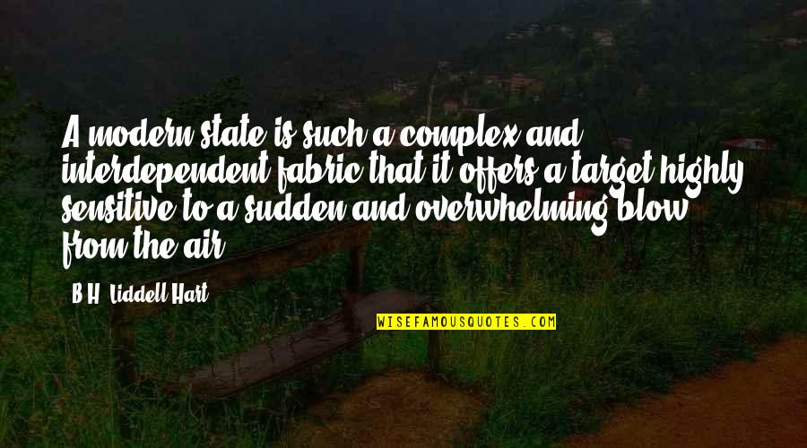 H.l.a Hart Quotes By B.H. Liddell Hart: A modern state is such a complex and