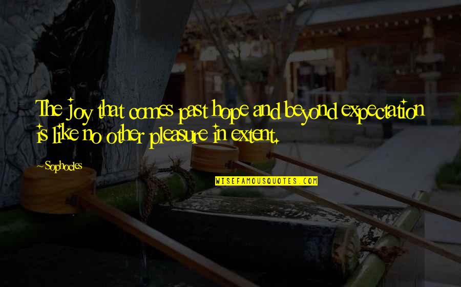 Ha Mind Is Like A Parachute Frank Zappa Quote Quotes By Sophocles: The joy that comes past hope and beyond Ha Mind Is Like A Parachute Frank Zappa Quote Quotes By Sophocles: The joy that comes past hope and beyond