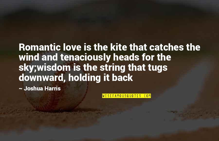 .hack Kite Quotes By Joshua Harris: Romantic love is the kite that catches the