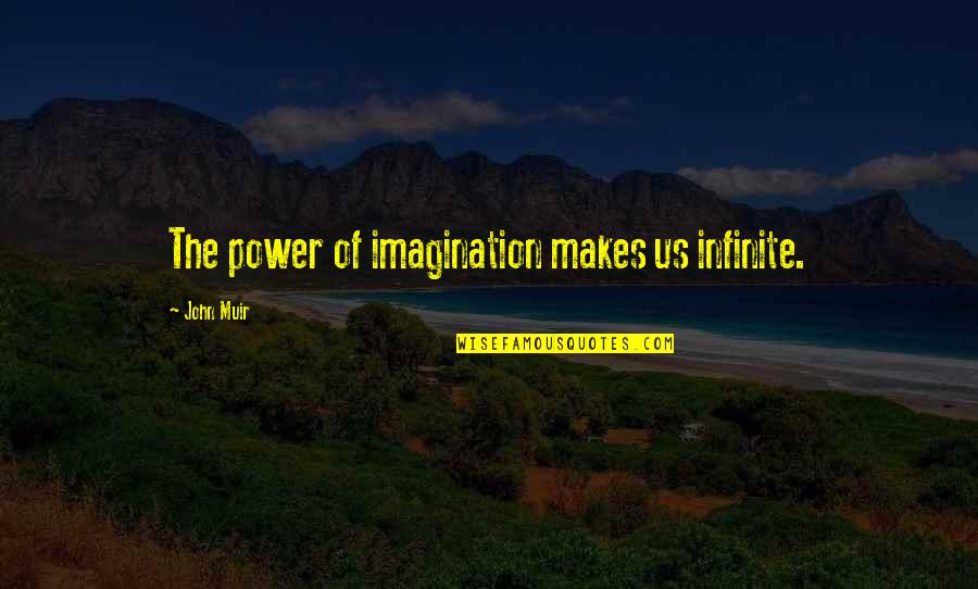 Had A Good Day At Work Quotes By John Muir: The power of imagination makes us infinite.