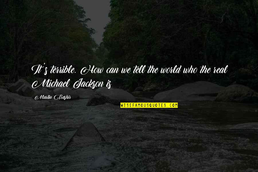 Haddenloch Quotes By Martin Bashir: It's terrible. How can we tell the world