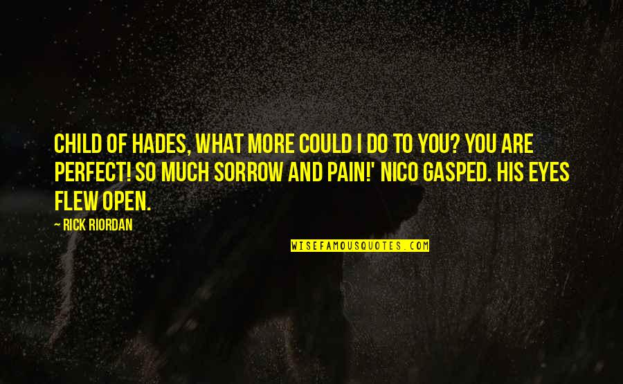 Hades's Quotes By Rick Riordan: Child of Hades, what more could I do Hades's Quotes By Rick Riordan: Child of Hades, what more could I do