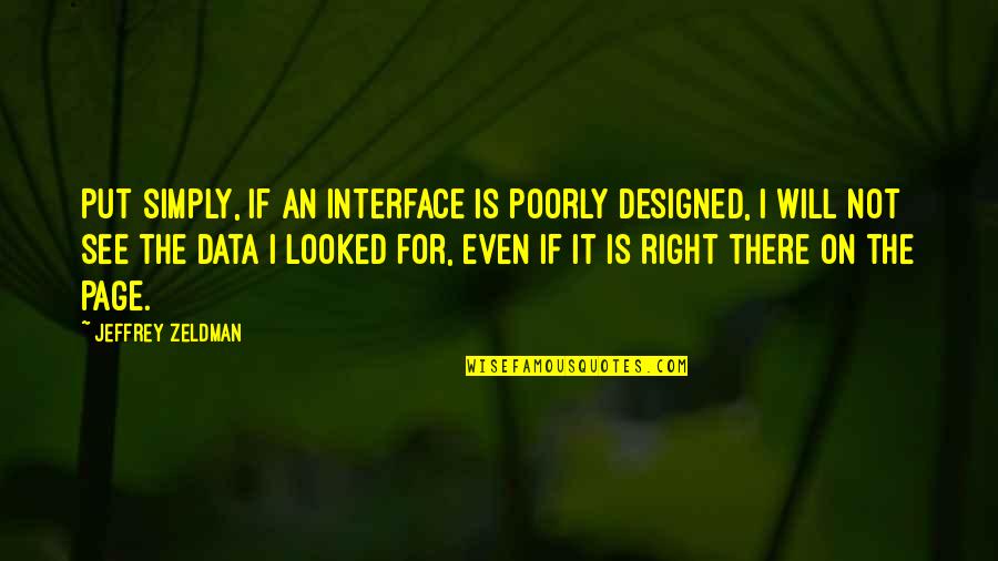 Haenel Mk556 Quotes By Jeffrey Zeldman: Put simply, if an interface is poorly designed, Haenel Mk556 Quotes By Jeffrey Zeldman: Put simply, if an interface is poorly designed,