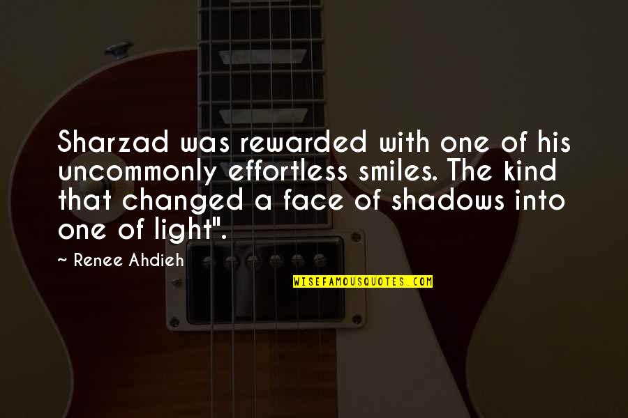 Hagerthys Quotes By Renee Ahdieh: Sharzad was rewarded with one of his uncommonly Hagerthys Quotes By Renee Ahdieh: Sharzad was rewarded with one of his uncommonly