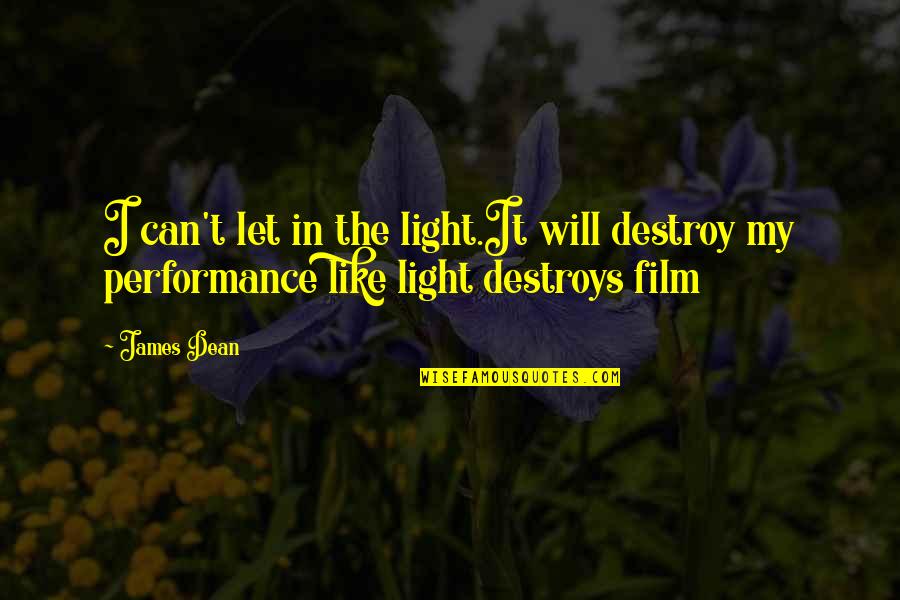 Hagi Blood Quotes By James Dean: I can't let in the light.It will destroy