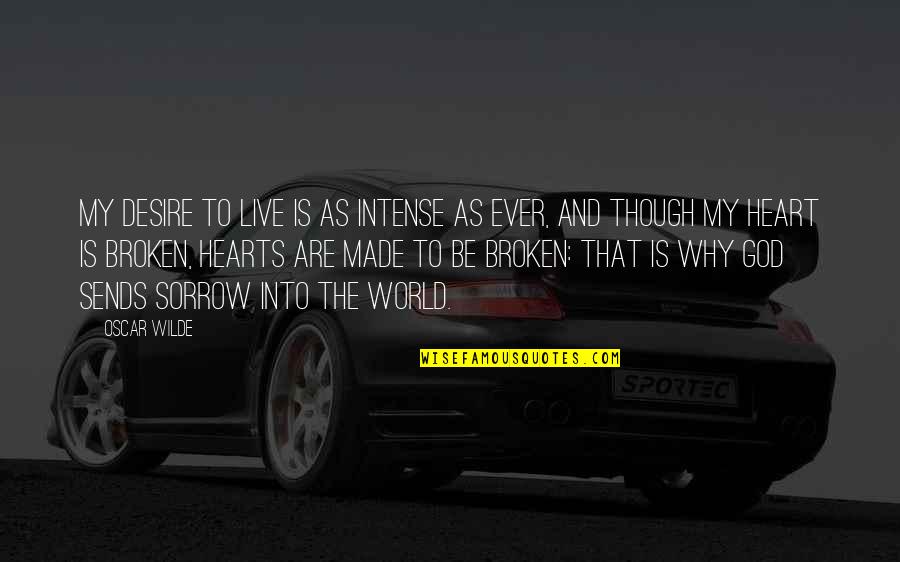 Hagmans Graniteffekt Quotes By Oscar Wilde: My desire to live is as intense as Hagmans Graniteffekt Quotes By Oscar Wilde: My desire to live is as intense as