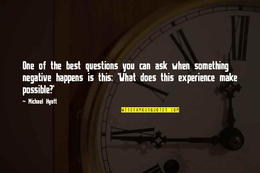 Haile Gerima Quotes By Michael Hyatt: One of the best questions you can ask