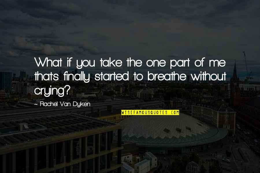 Haiwan Bertelur Quotes By Rachel Van Dyken: What if you take the one part of Haiwan Bertelur Quotes By Rachel Van Dyken: What if you take the one part of