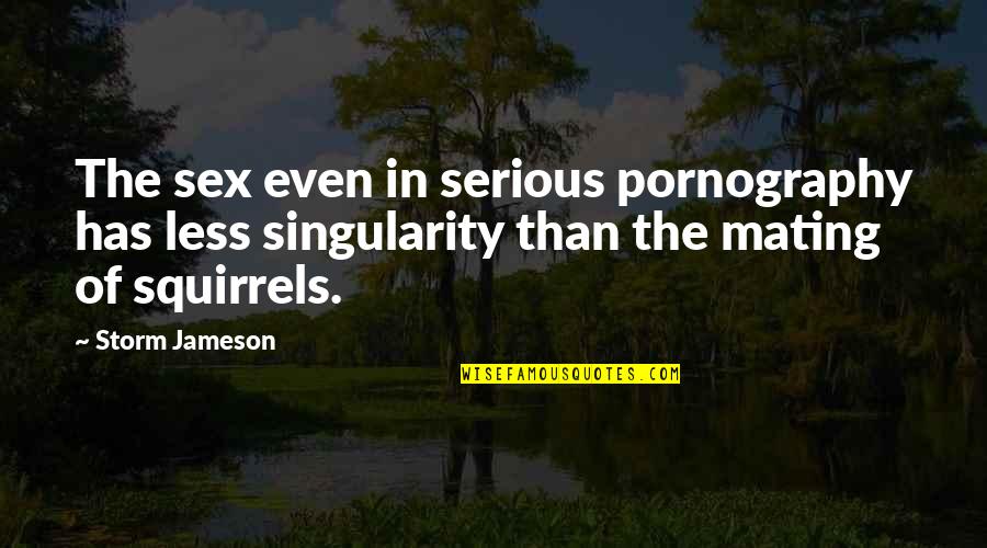Hajdukovic Milan Quotes By Storm Jameson: The sex even in serious pornography has less