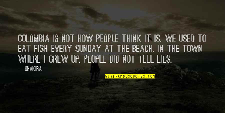 Hajusuola Quotes By Shakira: Colombia is not how people think it is. Hajusuola Quotes By Shakira: Colombia is not how people think it is.