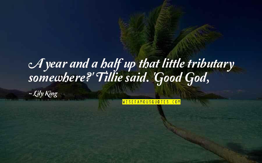 Half Year Quotes By Lily King: A year and a half up that little