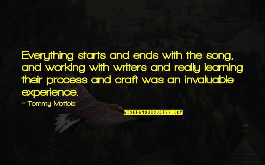 Hamirpur Weather Quotes By Tommy Mottola: Everything starts and ends with the song, and