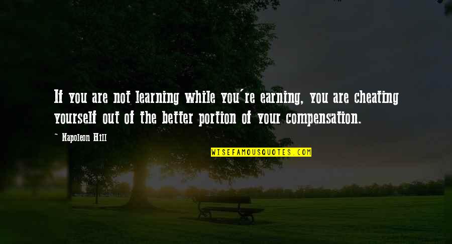 Hammelmann 20k Quotes By Napoleon Hill: If you are not learning while you're earning, Hammelmann 20k Quotes By Napoleon Hill: If you are not learning while you're earning,