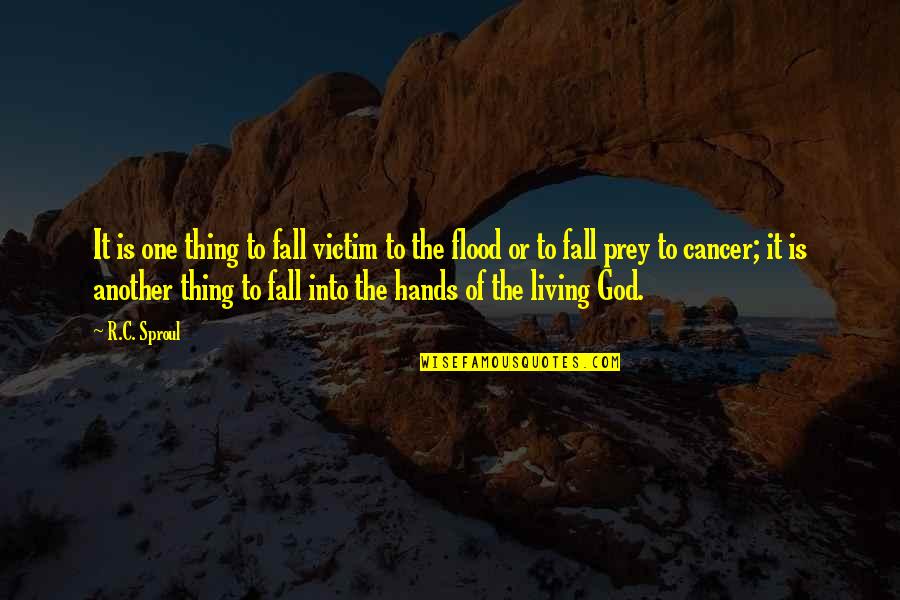 Hands Of God Quotes By R.C. Sproul: It is one thing to fall victim to