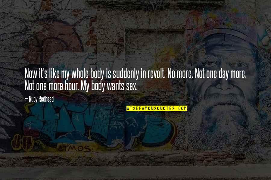 Hank Williams Sr Quotes By Ruby Redhead: Now it's like my whole body is suddenly Hank Williams Sr Quotes By Ruby Redhead: Now it's like my whole body is suddenly