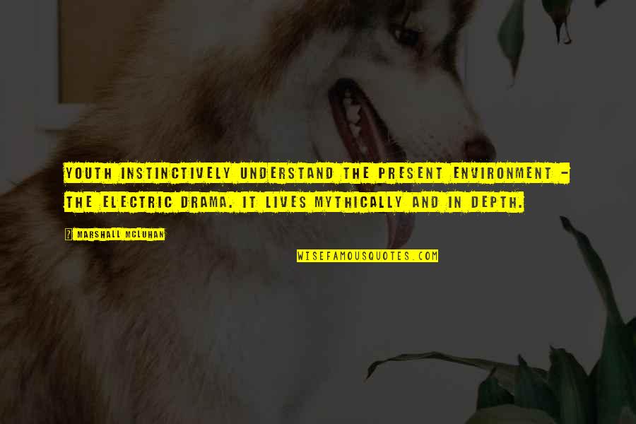 Hannibalic War Quotes By Marshall McLuhan: Youth instinctively understand the present environment - the Hannibalic War Quotes By Marshall McLuhan: Youth instinctively understand the present environment - the