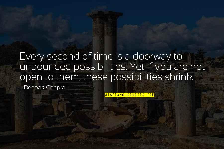 Hanoverian Horse Quotes By Deepak Chopra: Every second of time is a doorway to Hanoverian Horse Quotes By Deepak Chopra: Every second of time is a doorway to