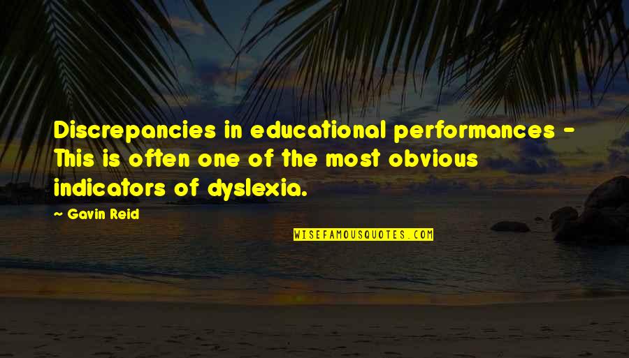 Hans Georg Gadamer Quotes By Gavin Reid: Discrepancies in educational performances - This is often