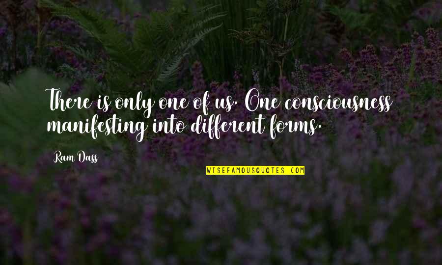 Happ Quotes By Ram Dass: There is only one of us. One consciousness