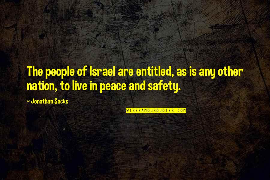 Happiness In The Giver Quotes By Jonathan Sacks: The people of Israel are entitled, as is Happiness In The Giver Quotes By Jonathan Sacks: The people of Israel are entitled, as is